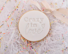 Load image into Gallery viewer, Crazy In Love Fondant Cookie Stamp - Made in the UK with Love from House of Toot Sweet - Just £5! Shop now at House of Toot Sweet