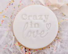 Load image into Gallery viewer, Crazy In Love Fondant Cookie Stamp - Made in the UK with Love from House of Toot Sweet - Just £5! Shop now at House of Toot Sweet