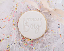Load image into Gallery viewer, Birthday Boy Fondant Cookie Stamp - Made in the UK with Love from House of Toot Sweet - Just £5! Shop now at House of Toot Sweet