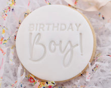 Load image into Gallery viewer, Birthday Boy Fondant Cookie Stamp - Made in the UK with Love from House of Toot Sweet - Just £5! Shop now at House of Toot Sweet