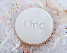 Load image into Gallery viewer, Classic Font Birthday Age 1-10 Fondant Cookie Stamp - Made in the UK with Love from House of Toot Sweet - Just £5! Shop now at House of Toot Sweet