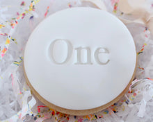 Load image into Gallery viewer, Classic Font Birthday Age 1-10 Fondant Cookie Stamp - Made in the UK with Love from House of Toot Sweet - Just £5! Shop now at House of Toot Sweet
