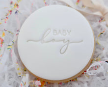 Load image into Gallery viewer, Baby Boy Fondant Cookie Stamp - Made in the UK with Love from House of Toot Sweet - Just £5! Shop now at House of Toot Sweet