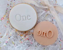 Load image into Gallery viewer, Classic Font Birthday Age 1-10 Fondant Cookie Stamp - Made in the UK with Love from House of Toot Sweet - Just £5! Shop now at House of Toot Sweet