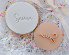 Load image into Gallery viewer, Handwritten Font Birthday Age 1-10 Stamp - Made in the UK with Love from House of Toot Sweet - Just £5! Shop now at House of Toot Sweet