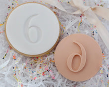 Load image into Gallery viewer, Classic Font Birthday Number Age 1-10 Fondant Cookie Stamp - Made in the UK with Love from House of Toot Sweet - Just £5! Shop now at House of Toot Sweet