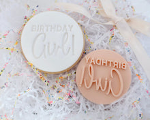 Load image into Gallery viewer, Birthday Girl Fondant Cookie Stamp - Made in the UK with Love from House of Toot Sweet - Just £5! Shop now at House of Toot Sweet