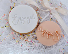 Load image into Gallery viewer, Engaged Fondant Cookie Stamp - Made in the UK with Love from House of Toot Sweet - Just £5! Shop now at House of Toot Sweet