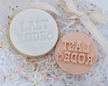 Load image into Gallery viewer, Last Rodeo Fondant Cookie Stamp - Made in the UK with Love from House of Toot Sweet - Just £5! Shop now at House of Toot Sweet
