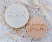 Load image into Gallery viewer, Future Mrs Fondant Cookie Stamp - Made in the UK with Love from House of Toot Sweet - Just £5! Shop now at House of Toot Sweet