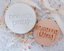 Load image into Gallery viewer, Divorce Party Fondant Cookie Stamp - Made in the UK with Love from House of Toot Sweet - Just £5! Shop now at House of Toot Sweet