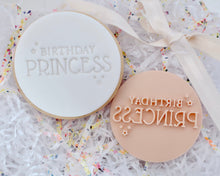 Load image into Gallery viewer, Birthday Princess Fondant Cookie Stamp - Made in the UK with Love from House of Toot Sweet - Just £5! Shop now at House of Toot Sweet