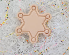 Load image into Gallery viewer, Sheriffs Badge Fondant Stamp / Cutter - Made in the UK with Love from House of Toot Sweet - Just £6! Shop now at House of Toot Sweet