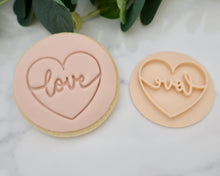 Load image into Gallery viewer, Love You Hearts Fondant Cookie Stamp - Made in the UK with Love from House of Toot Sweet - Just £5! Shop now at House of Toot Sweet