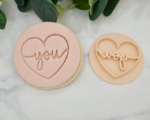Load image into Gallery viewer, Love You Hearts Fondant Cookie Stamp - Made in the UK with Love from House of Toot Sweet - Just £5! Shop now at House of Toot Sweet