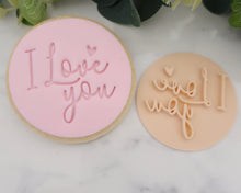 Load image into Gallery viewer, I Love You Fondant Cookie Stamp - Made in the UK with Love from House of Toot Sweet - Just £5! Shop now at House of Toot Sweet