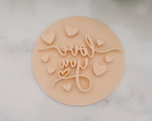 Load image into Gallery viewer, Love You Hearts Fondant Cookie Stamp - Made in the UK with Love from House of Toot Sweet - Just £5! Shop now at House of Toot Sweet