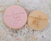 Load image into Gallery viewer, Love You Fondant Cookie Stamp - Made in the UK with Love from House of Toot Sweet - Just £5! Shop now at House of Toot Sweet