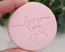 Load image into Gallery viewer, Love You Fondant Cookie Stamp - Made in the UK with Love from House of Toot Sweet - Just £5! Shop now at House of Toot Sweet