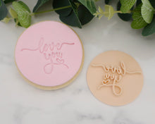 Load image into Gallery viewer, Love You Fondant Cookie Stamp - Made in the UK with Love from House of Toot Sweet - Just £5! Shop now at House of Toot Sweet