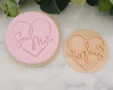 Load image into Gallery viewer, Soul Mate Fondant Cookie Stamp - Made in the UK with Love from House of Toot Sweet - Just £5! Shop now at House of Toot Sweet