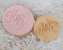 Load image into Gallery viewer, Kiss Me Fondant Cookie Stamp - Made in the UK with Love from House of Toot Sweet - Just £5! Shop now at House of Toot Sweet