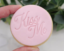 Load image into Gallery viewer, Kiss Me Fondant Cookie Stamp - Made in the UK with Love from House of Toot Sweet - Just £5! Shop now at House of Toot Sweet
