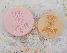 Load image into Gallery viewer, Love You Forever Fondant Cookie Stamp - Made in the UK with Love from House of Toot Sweet - Just £5! Shop now at House of Toot Sweet