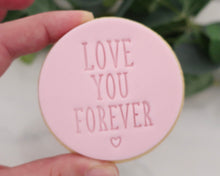 Load image into Gallery viewer, Love You Forever Fondant Cookie Stamp - Made in the UK with Love from House of Toot Sweet - Just £5! Shop now at House of Toot Sweet