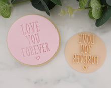 Load image into Gallery viewer, Love You Forever Fondant Cookie Stamp - Made in the UK with Love from House of Toot Sweet - Just £5! Shop now at House of Toot Sweet