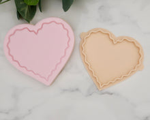 Load image into Gallery viewer, Wavy Heart Fondant Stamp and Cutter - Made in the UK with Love from House of Toot Sweet - Just £6! Shop now at House of Toot Sweet