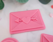 Load image into Gallery viewer, Love Letter/ Heart Padlock Fondant Embossers and Cutters - Made in the UK with Love from House of Toot Sweet - Just £8! Shop now at House of Toot Sweet