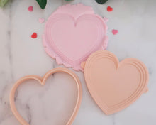 Load image into Gallery viewer, Heartbeat Fondant Embosser and Cutter - Made in the UK with Love from House of Toot Sweet - Just £6! Shop now at House of Toot Sweet