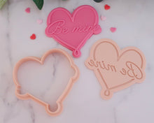 Load image into Gallery viewer, Be Mine Fondant Embosser and Cutter - Made in the UK with Love from House of Toot Sweet - Just £6! Shop now at House of Toot Sweet