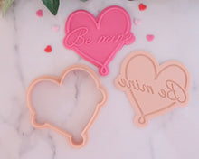 Load image into Gallery viewer, Be Mine Fondant Embosser and Cutter - Made in the UK with Love from House of Toot Sweet - Just £6! Shop now at House of Toot Sweet