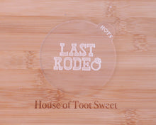 Load image into Gallery viewer, Last Rodeo Fondant Embosser - Made in the UK with Love from House of Toot Sweet - Just £6.50! Shop now at House of Toot Sweet
