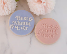 Load image into Gallery viewer, Best Mama Ever Retro Fondant Embosser - Made in the UK with Love from House of Toot Sweet - Just £6.50! Shop now at House of Toot Sweet
