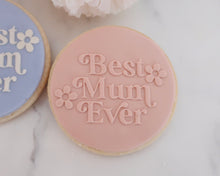 Load image into Gallery viewer, Best Mum Ever Retro Fondant Embosser - Made in the UK with Love from House of Toot Sweet - Just £6.50! Shop now at House of Toot Sweet