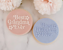 Load image into Gallery viewer, Best Grandma Ever Retro Fondant Embosser - Made in the UK with Love from House of Toot Sweet - Just £6.50! Shop now at House of Toot Sweet