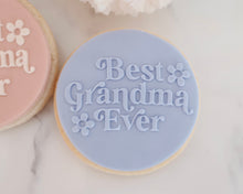 Load image into Gallery viewer, Best Grandma Ever Retro Fondant Embosser - Made in the UK with Love from House of Toot Sweet - Just £6.50! Shop now at House of Toot Sweet