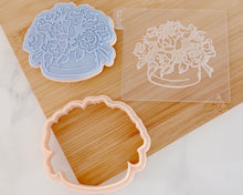 Load image into Gallery viewer, Floral Hatbox Fondant Embosser / Cutter - Made in the UK with Love from House of Toot Sweet - Just £6.50! Shop now at House of Toot Sweet