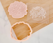 Load image into Gallery viewer, Floral Hatbox Fondant Embosser / Cutter - Made in the UK with Love from House of Toot Sweet - Just £6.50! Shop now at House of Toot Sweet