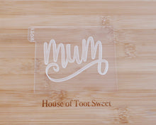 Load image into Gallery viewer, Mum Fondant Embosser / Cutter - Made in the UK with Love from House of Toot Sweet - Just £6.50! Shop now at House of Toot Sweet