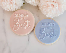Load image into Gallery viewer, Simply The Best Fondant Embosser - Made in the UK with Love from House of Toot Sweet - Just £6.50! Shop now at House of Toot Sweet