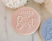 Load image into Gallery viewer, Simply The Best Fondant Embosser - Made in the UK with Love from House of Toot Sweet - Just £6.50! Shop now at House of Toot Sweet