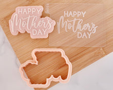 Load image into Gallery viewer, Happy Mother's Day Fondant Embosser / Cutter - Made in the UK with Love from House of Toot Sweet - Just £6.50! Shop now at House of Toot Sweet