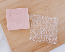 Load image into Gallery viewer, Tulips Texture Fondant Embosser - Made in the UK with Love from House of Toot Sweet - Just £7.50! Shop now at House of Toot Sweet