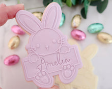 Load image into Gallery viewer, Easter Bunny Plaque Fondant Embosser / Cutter - Made in the UK with Love from House of Toot Sweet - Just £6.50! Shop now at House of Toot Sweet