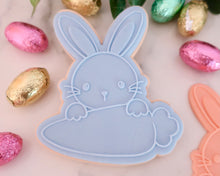 Load image into Gallery viewer, Easter Bunny Carrot Plaque Fondant Embosser / Cutter - Made in the UK with Love from House of Toot Sweet - Just £6.50! Shop now at House of Toot Sweet