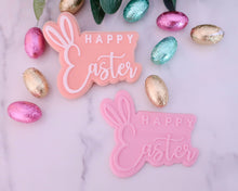 Load image into Gallery viewer, Happy Easter Bunny Ears Fondant Embosser / Cutter - Made in the UK with Love from House of Toot Sweet - Just £6.50! Shop now at House of Toot Sweet